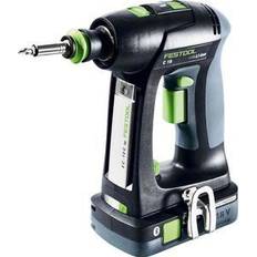 5.2 Ah Schroevendraaiers Festool C 18 HPC 4,0 I-Plus Accuschroefboormachine 18v 4.0Ah Li-ion 576435