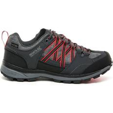 Polyurethane Walking Shoes Regatta Samaris II Waterproof Low W - Granite/Red Sky