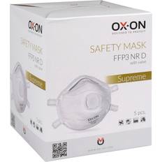 Ansiktsmask med ventil Ox-On Respiratory Protection FFP3NR D with Valve 5-pack