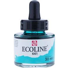 Turquoise Water Colours Ecoline Watercolour Paint Turquoise Green 30ml