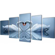 Blauw Wanddecoraties vidaXL Swan