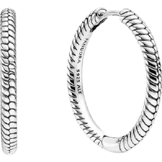 Pandora Moments Charm Hoop Earrings 299532C00 For Women