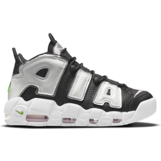 Nike Air More Uptempo W - Black/Metallic Silver/Green Strike/Summit White