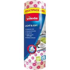 Vileda Light & Soft Universal Cloth Roll 40pcs