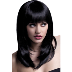 Smiffys Wigs Smiffys Fever Tanja Wig Black