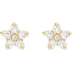 Guld øreringe diamant Ole Lynggaard Shooting Stars Large Earrings - Gold/Diamonds