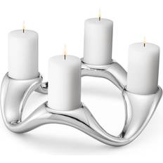 Cobra lysestage Georg Jensen Cobra Silver Lysestage 8cm