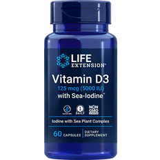 Life Extension Vitamin D3 with Sea Iodine 60 pcs