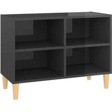 Bois Bancs vidaXL Cabinet with Metal Legs Meuble TV 69.5x50cm