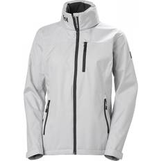 Polyuretan Jackor Helly Hansen W Crew Hooded Jacket - Grey Fog