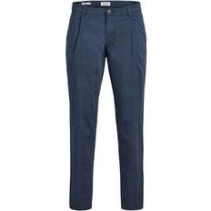 Baggy Byxor Jack & Jones Bill Rico Cropped AKM Chinos - Blue/Navy Blazer