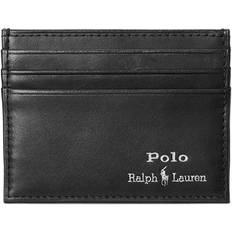 Smooth Leather Card Case - Black
