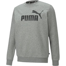 Puma Essentials Big Logo Crew Neck Sweater - Medium Grey Heather