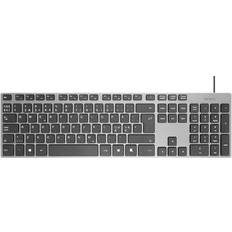 Deltaco Wired Näppäimistö Slim Design Dark Harmaa