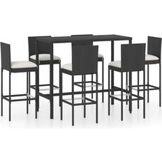 vidaXL 3064834 Ensemble de Bar d'Extérieur, 1 Table incluse 6 Chaises