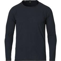 Replay Long Sleeved Raw Cut T-shirt - Midnight Blue