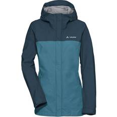 Velcro - Women Rain Clothes Vaude Women's Lierne II Rain Jacket - Steelblue