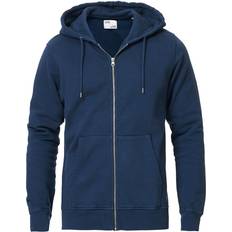 Colorful Standard Classic Organic Zip Hood - Petrol Blue