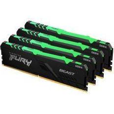 Kingston Fury Beast RGB Black DDR4 3200MHz 4x16GB (KF432C16BBAK4/64)