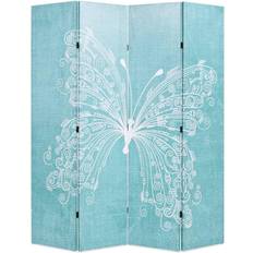 vidaXL Butterfly Paravent 160x170cm