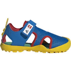 Mesh Sandals adidas Kid's X Lego Captain Toey Sandals - Eqt Yellow/Shock Blue/Red