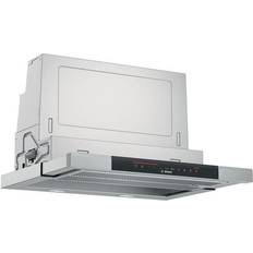 Kolfilterfläkt inbyggd Bosch DFS067K51 60cm, Rostfritt stål, Silver, Vit