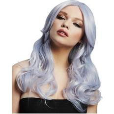 Smiffys Silver Peruker Smiffys Fever Nicole Wig Silver Lilac