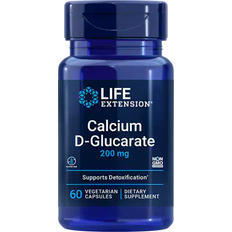 Calcium d glucarate Life Extension Calcium D Glucarate 200mg 60 st