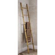 Libero Scaldasalviette Hefe Scaletta In Bambu' Porta Asciugamani Con 6 Pioli 50 x 190 cm