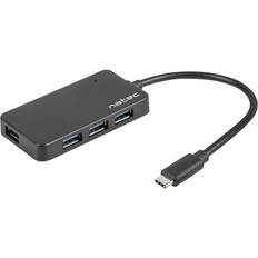 Kabeladaptrar - USB A-USB C Kablar Natec USB C-4USB A M-F Adapter