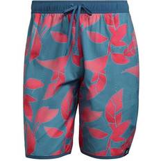 adidas Classic Length Graphic Swimming Trunks - Orbit Indigo