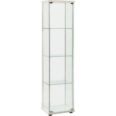 Glasses - Transparent Cabinets vidaXL Display Glass Cabinet 16.7x64.2"