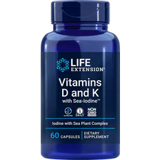 Life extension vitamin d and k Life Extension Vitamins D and K with Sea-Iodine 60 st