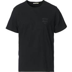 Nudie Jeans T-shirts Nudie Jeans Roy Logo T-Shirt - Black