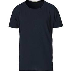 Nudie Jeans T-shirts Nudie Jeans Roger Slub Crew Neck T-shirt - Navy