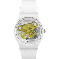 Uhren to Swatch Time To Yellow Small (SO31W105)