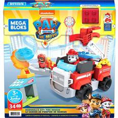 Paw Patrol Play Set Mega Bloks Paw Patrol Marshalls City Fire Rescue Set