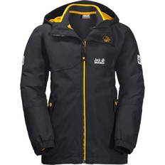 Jack wolfskin 3 in 1 jacket Jack Wolfskin Boy's Iceland 3 in 1 Jacket - Phantom (1605254-6350)