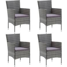 vidaXL 310563 4-pack Trädgårdsmatstol