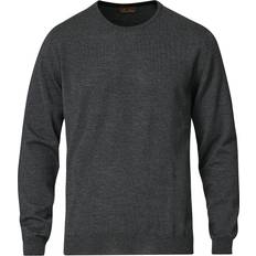 Stenströms Herr Tröjor Stenströms Merino Crew Neck Sweaters - Grey