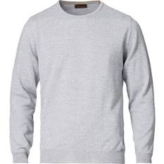 Stenströms Merino Crew Neck Light Grey