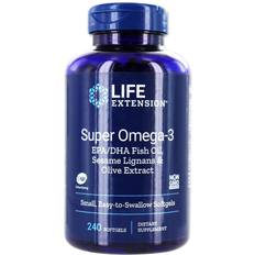 Fatty Acids Life Extension Super Omega 3 240 pcs