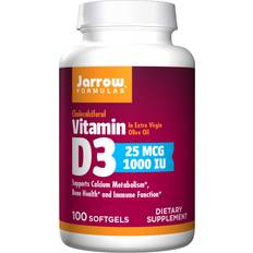 Jarrow Formulas Vitamin D3 25mcg 100 pcs