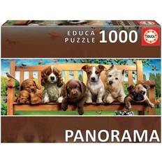 Educa Puppies on a Bench 1000 Bitar