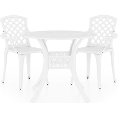 vidaXL 3070585 Set da Bistrot, 1 Tavolo incluso 2 Sedie