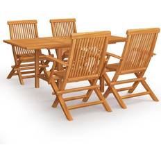vidaXL 3059595 Patio Dining Set, 1 Table incl. 4 Chairs