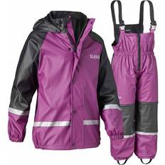 Junior Lined Rain Set - Purple