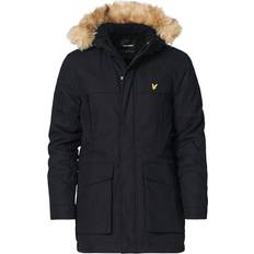 Lyle & Scott Winter Weight Micro Fleece Lined Parka - Jet Black