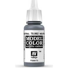 Grigio Pitture acriliche Vallejo Model Color Neutral Grey 17ml