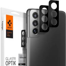 Spigen Tempered Glass Glas.tR Optik Lens for Galaxy S21 - 2 Pack